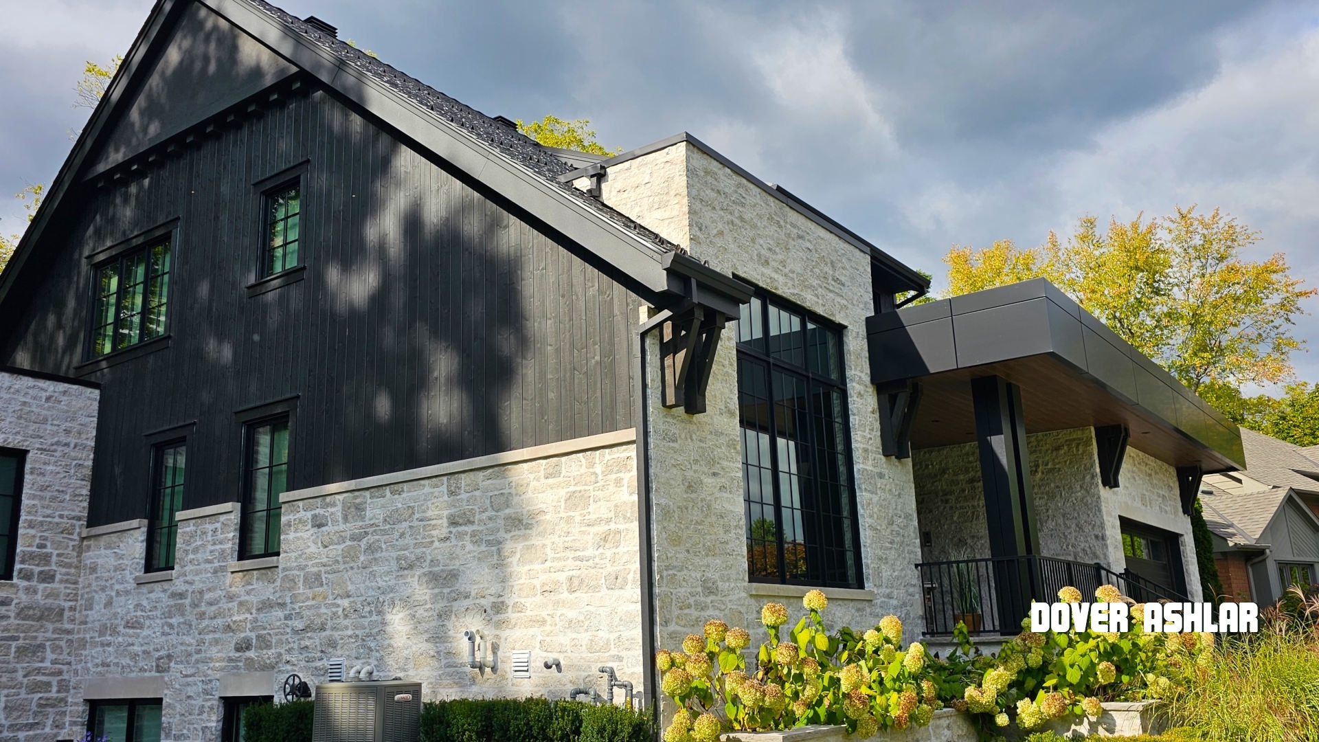 Masonal stone on the exterior of a house, from masonalstone.com